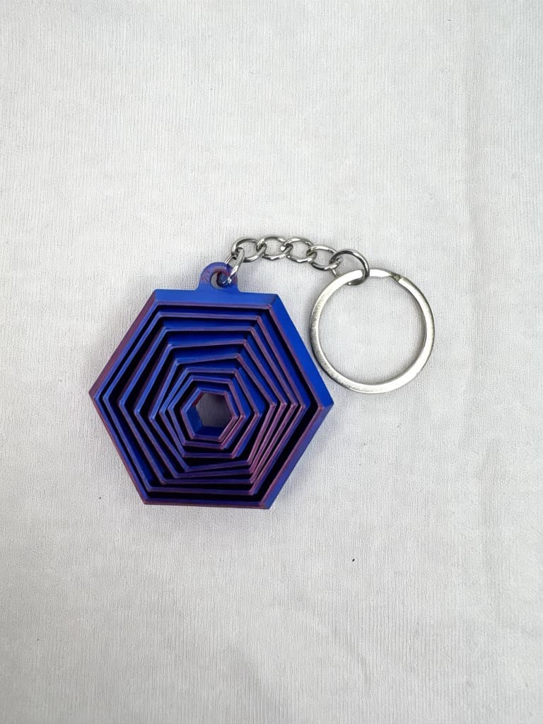 Porta-Chaves Hexágono Fidget